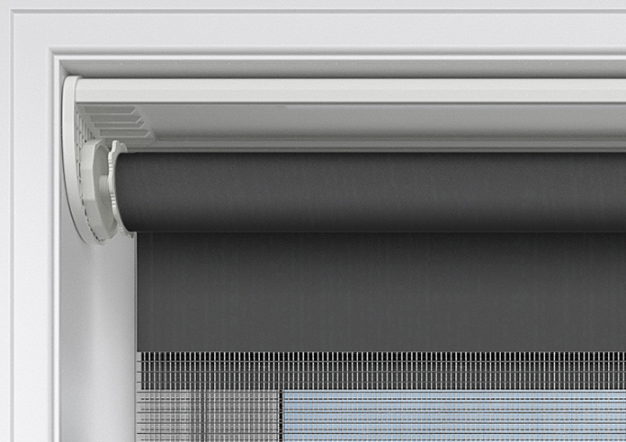 Nightshade, Blue Grey Grain - Twist&Fit Day and Night Blind - Image 8